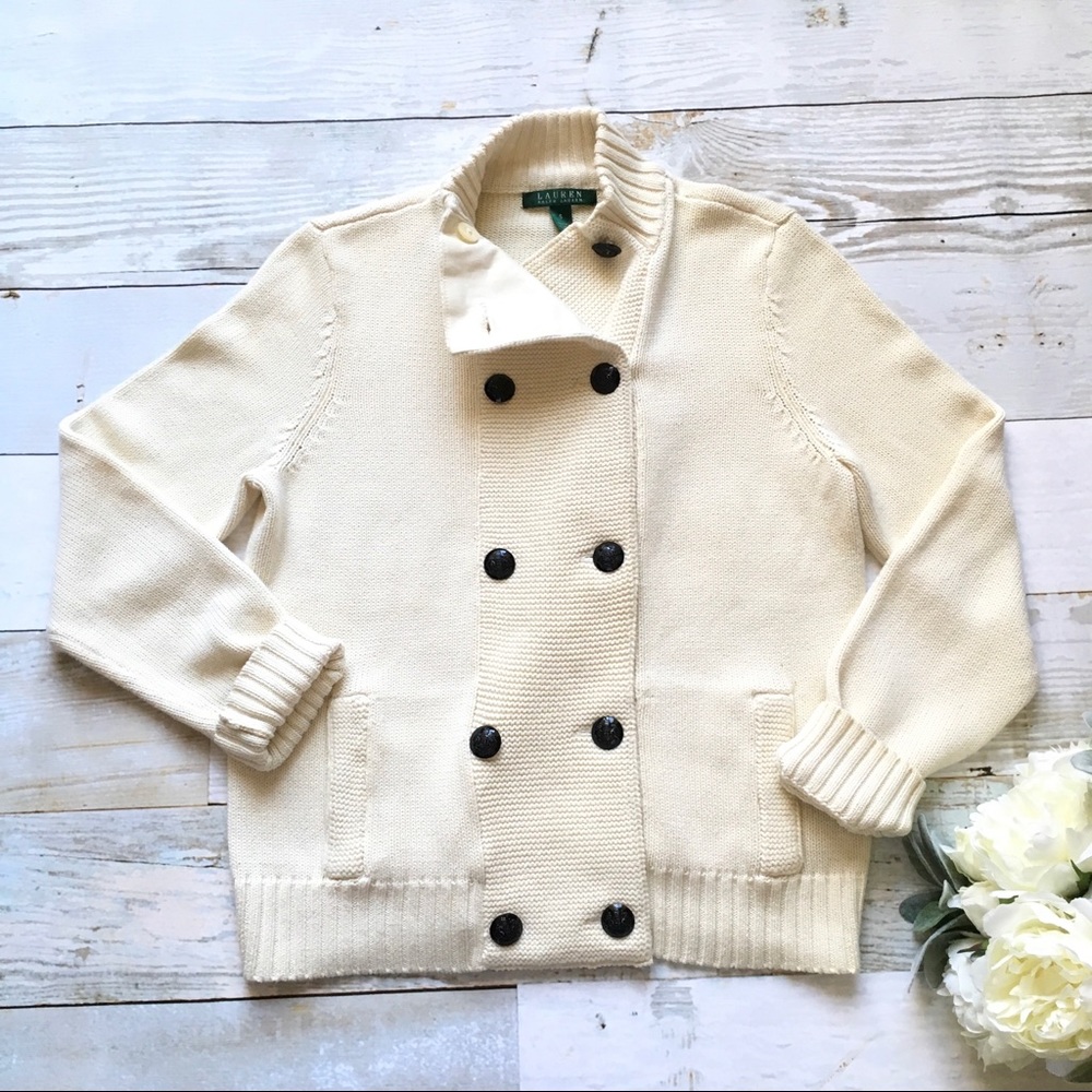 Ralph Lauren Knit Button Up Sweater Cardigan